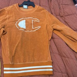 Corduroy champion sweatshirt